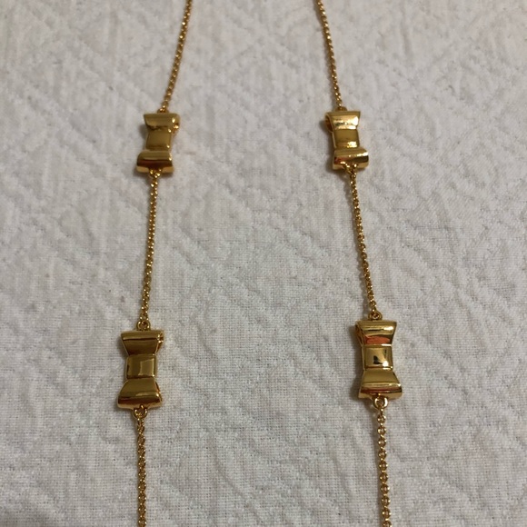 Kate Spade Gold Bow Necklace - Picture 6 of 11